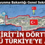 Girit Adasının Dörtte Üçü Türkiye Cumhuriyeti’ne Aittir